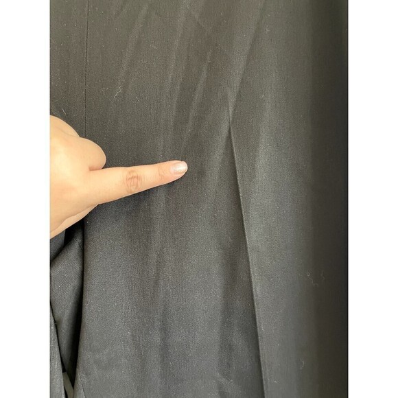 Talbots Classic Slim Pants Woman's Size 12 Black with Side Zip - Picture 5 of 16